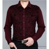 Business casual men's shirt shirt shirt sleeved shirt brand printing group