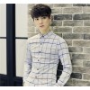 Manufacturers selling shirts 2015 new spring and autumn youth a long sleeved Plaid thickening