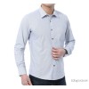 Factory direct sales fall 2014 new middle-aged men's Cotton Striped Long Sleeved Shirt Mens explosio