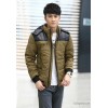 Korean fashion men's cotton padded clothes new autumn and winter loaded even cap thickness increase 