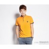 The new men's T-shirt Lapel T-shirt cotton short sleeved custom factory