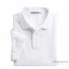 Men's t-shirt men with short sleeved T-shirt Lapel cotton solid color blank polo t-shirt