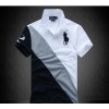 Advertising T-shirt Lapel customized wholesale stitching color cotton t-shirt men's polo shirt.