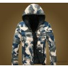 In the winter of 2014 new men's cotton padded down cotton camouflage couples dress.