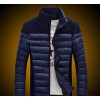 The new cotton padded winter men's casual male collar men's padded coat