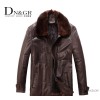 2015 leather fur leather imported male male mink pini overcome business casual outside