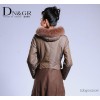 The winter fox fur wool tweed coat Alfred simple old Hebei Xinji fur retail