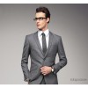 2014 new listing of single row two button suit occupation high-end business casual men's suit jacket