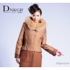 2014 ladies fox fur slim Alfred cashmere with a more stylish memory fabric