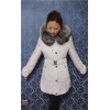 2011 popular high-end Alfred black fox collar Rex Womens winter warm slim liner