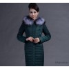 The new dngr2014 long slim Alfred woolen fabrics removable fur collar liner 1