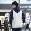 In the spring of 2015 new men's baseball uniform men's sweater cardigan Hooded Sweater slim thin swe