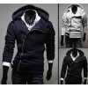 A new fall 2014 on behalf of Korean fashion slim hooded men sweater sweater Mens M