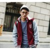 Autumn and winter youth men's fashion Korean men's Sweater Hoodie and cashmere Jacket Mens Long Slee