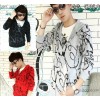 Men's Hoody 2014 new spring tide Korean youth slim hooded men thin coat wholesale