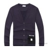 Men's sweater cardigan large number add fertilizer increased the movement of spring and autumn purpl