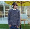 New winter men's men's sweater M80710070151 Hemp flowers pattern