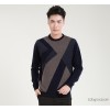 Fashion color boutique leisure men's sweater sleeve pure wool sweater loose sweater Mens thickening 