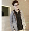 Autumn and winter men's knitted jacket male hooded cardigan sweater male fashion men's sweater