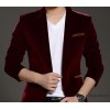 New winter men's casual suit jacket Slim small suit men single Western corduroy man suit