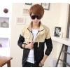 Spring 2015 new men's fashion color all-match casual jacket fashion Korean slim color