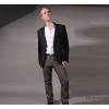 Autumn new fashion men's Suit Jacket Mens dandy suit button suit a wave.