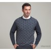 Fashion new sweater T-shirt sweater all-match turtleneck Plaid soft men's sweater