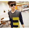 2014 new winter sweater fashion young Korean V collar men's sweater casual sweater slim