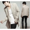 Autumn Korean men's knitted sweater coat personality Hemp flowers British men's sweater gloves