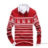 The spring and autumn new fashion all-match fawn pattern men's sweater sweater Mens V neck