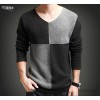 2014 new winter menswear brand inventory size V Korean loose collar men's sweater male hair