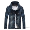 Hitz mens jacket Men Retro casual denim jacket slim thick section water tide