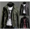 Slim long sleeved jacket mens jacket Hangzhou men's men's jacket collar jacket