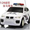 WJ273电动遥控玩具 1:24二通遥控车 电动玩具警车 儿童玩具车批发