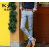 The 2015 men's casual pants stretch pants male Korean version of the new spring and summer linen fac