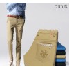 2014 new autumn and winter men's casual pants are slim cotton trousers brand men's 100 male