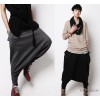 The new version of Haren retro elastic pants pants flying tide men's casual pants slacks.