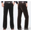 New elastic corduroy men's casual pants in the elderly with fertilizer XL loose long pants N922