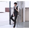 Autumn new fashion business casual men's trousers XK890090 lattice feet