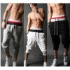 2014 special men's sports pants size seven pants pants men men leisure sports pants crotch down low