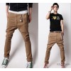 The new Korean men's casual pants cotton long pants are washed thickened overalls special one genera