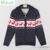 Urchin house boy stand collar child cotton sweaters in zipper cardigan high necked sweater coat of c