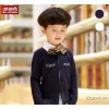 Cotton embroidery bow school children wind spring 2015 boys and girls shirt shirt