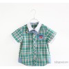 Korean boy scout Plaid Shirt Tong Trade butterfly handsome children shirt hot explosion models