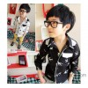 Spring children's children's clothing shirt Korean fashion shirt boy swallows spring clothing