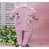 2014 new spring children sweater cotton sweater cardigan Kubica Peggy printed suit