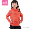 Le MIWU children sweater girls turtleneck special children's clothing.