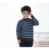 2013 new large Korean striped sweater round neck long sleeved Tong letter boy sweaters factory direc