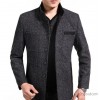 Slim collar long jacket husband Youngor business casual wool wool overcoat