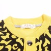 Autumn and winter wear leopard children sweater boy baby sweater sweater sweater coat collar in the